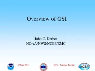 Overview of GSI