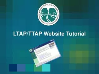 LTAP/TTAP Website Tutorial