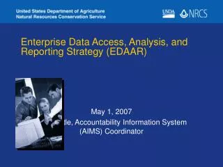 Enterprise Data Access, Analysis, and Reporting Strategy (EDAAR)