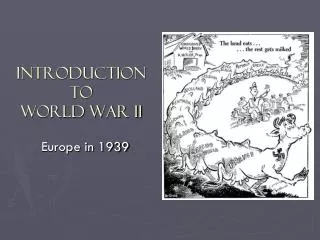 Introduction to World War II