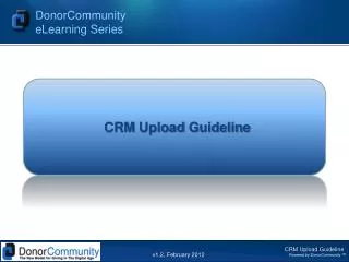 CRM Upload Guideline
