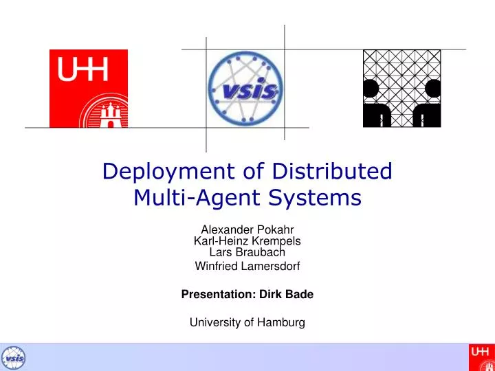 deployment of distributed multi agent systems
