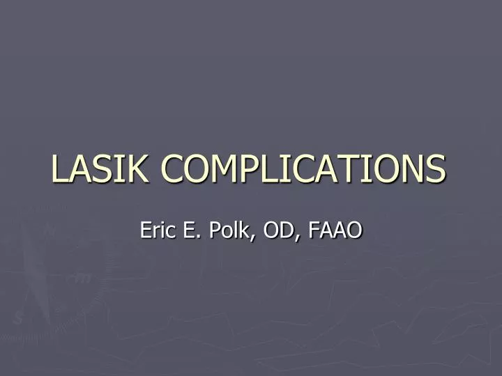 lasik complications