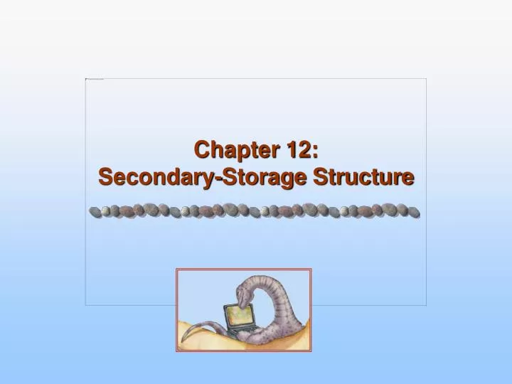 chapter 12 secondary storage structure