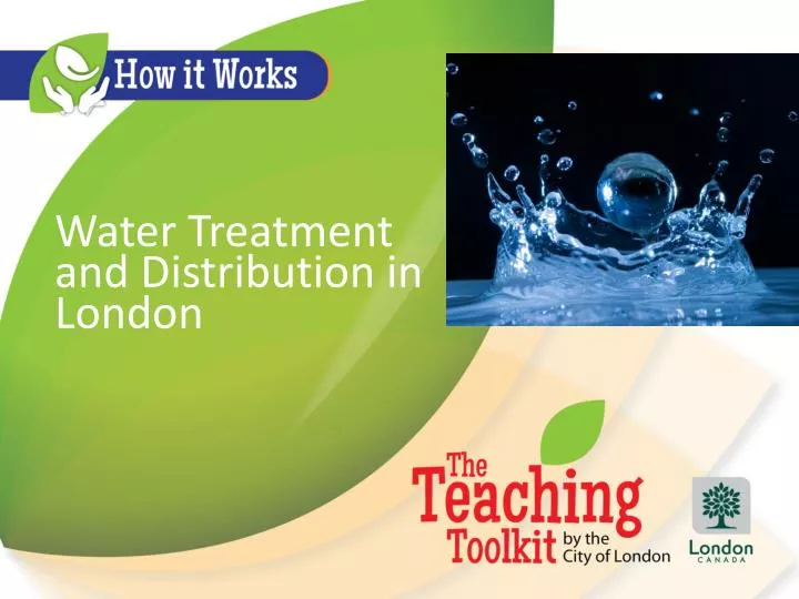 water treatment and distribution in london