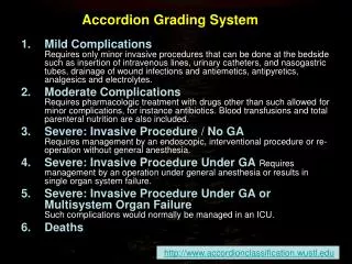 Accordion Grading System