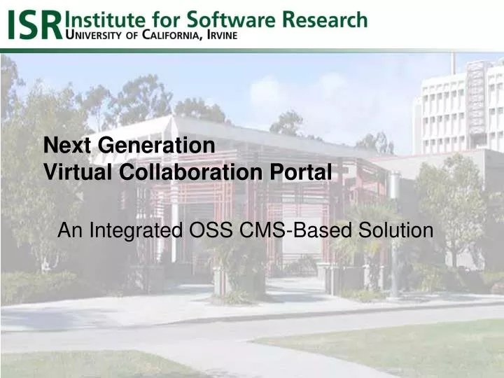 next generation virtual collaboration portal