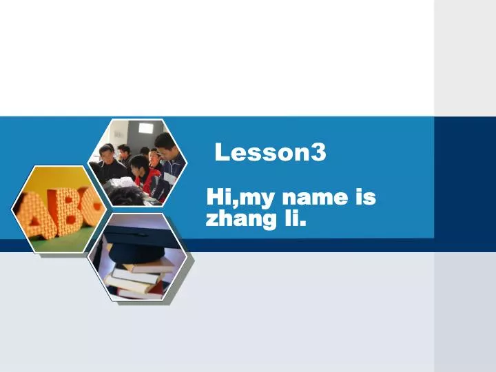 hi my name is zhang li