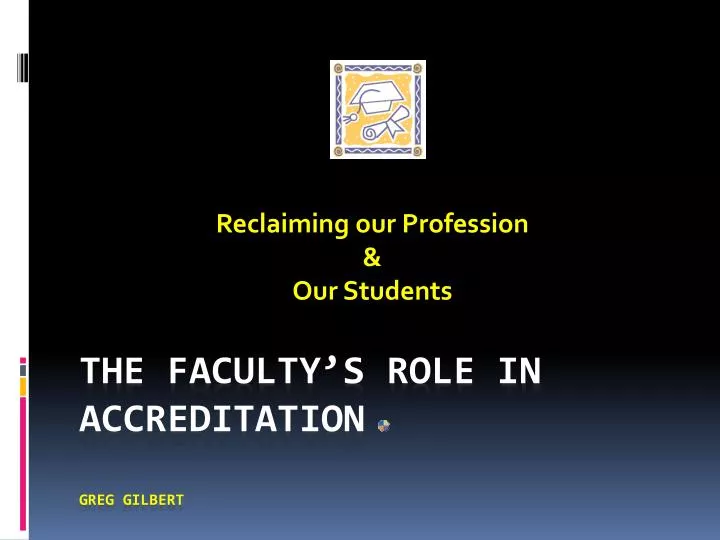 reclaiming our profession our students