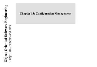 chapter 13 configuration management