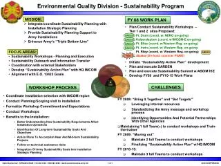 Environmental Quality Division - Sustainability Program
