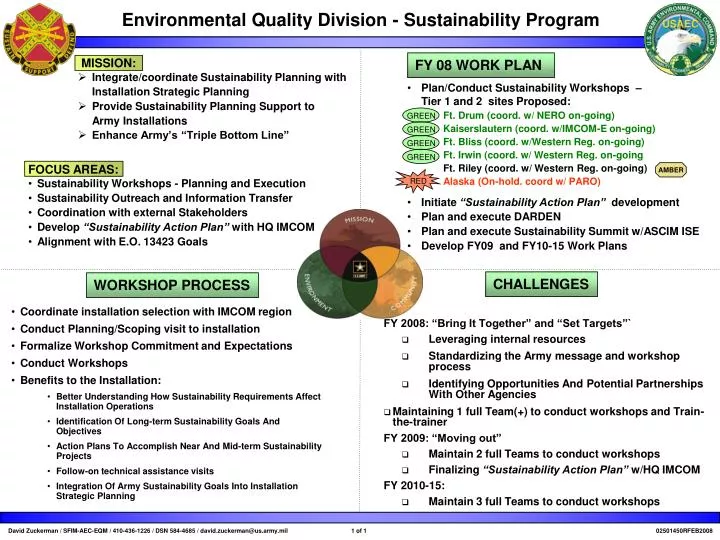 environmental quality division sustainability program