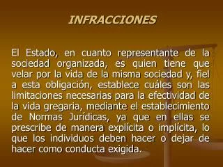 infracciones