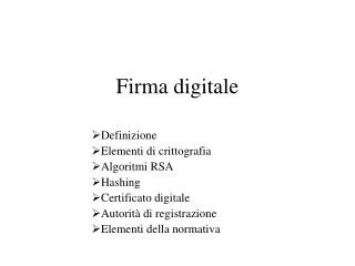 firma digitale