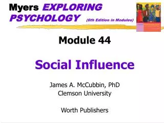 myers exploring psychology 6th edition in modules