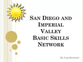 San Diego and Imperial Valley Basic Skills Network