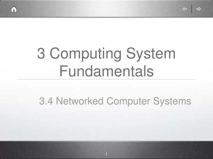 3 computing system fundamentals