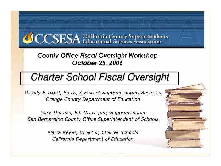 county office fiscal oversight workshop october 25 2006