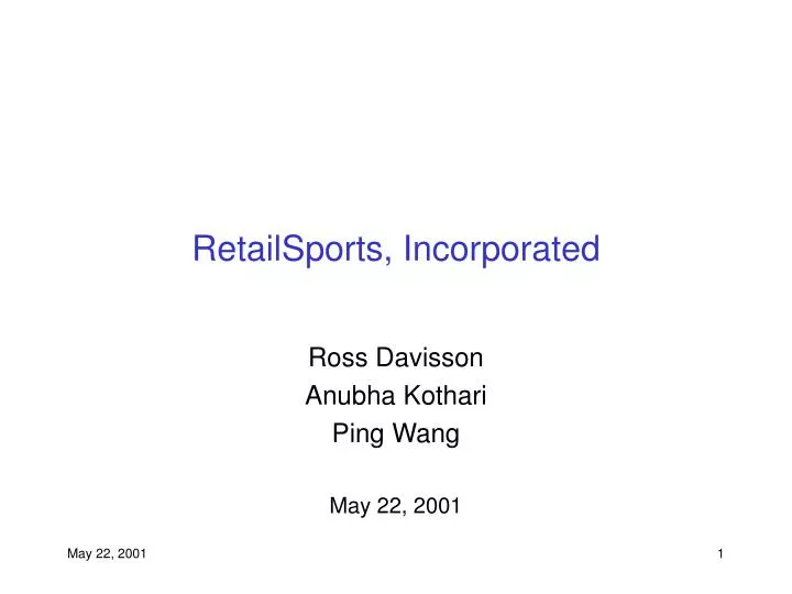retailsports incorporated