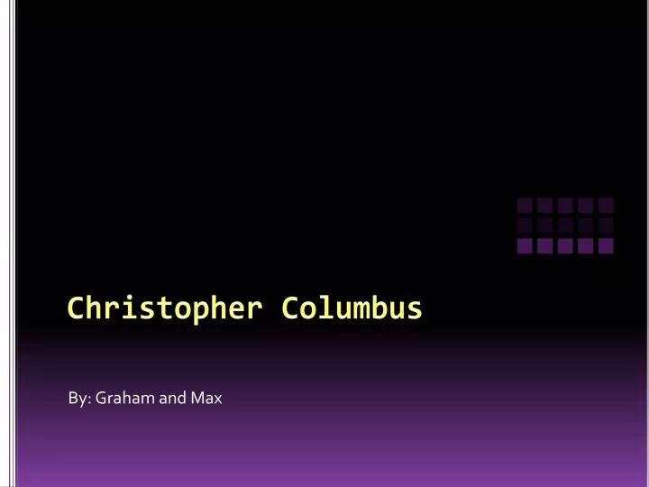 christopher columbus