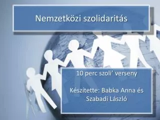 nemzetk zi szolidarit s