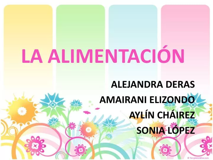 PPT - LA ALIMENTACIÓN PowerPoint Presentation, Free Download - ID:5366722