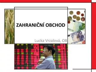 zahrani n obchod
