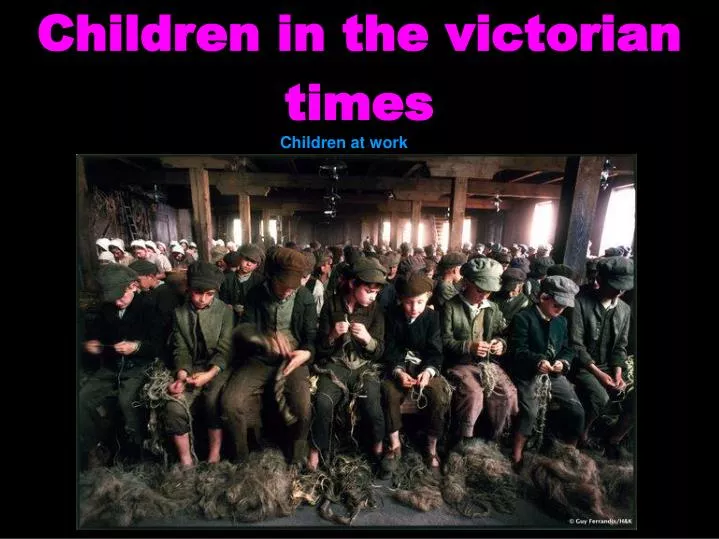 children in the victorian times