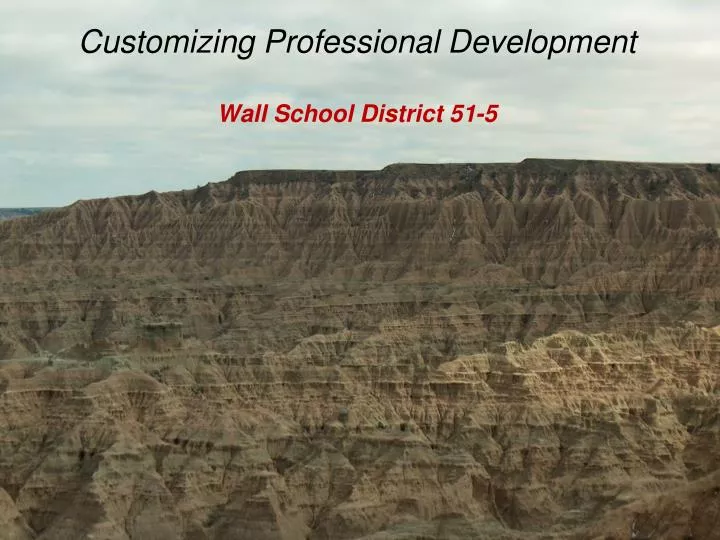 customizing professional development wall school district 51 5