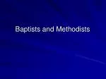 Baptists and Methodists - slide 1