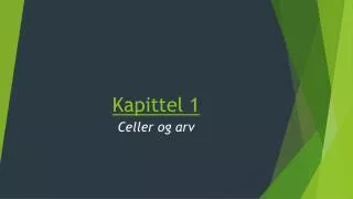 kapittel 1