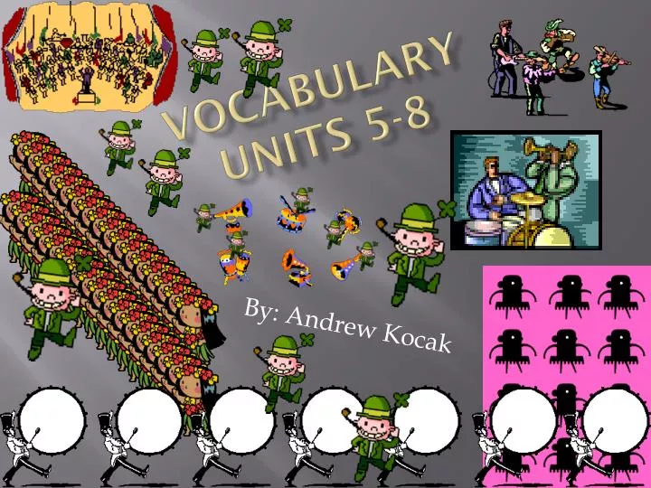 vocabulary units 5 8