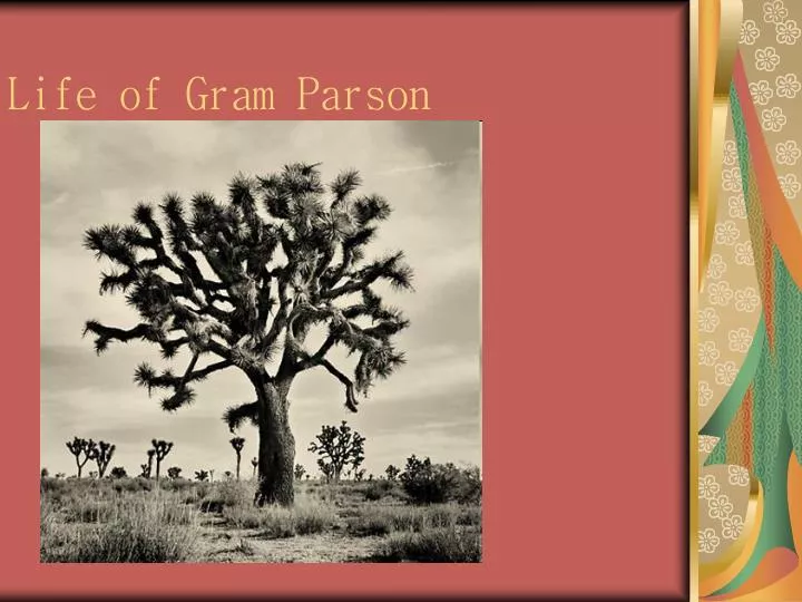 life of gram parson