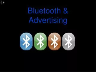 Bluetooth &amp; Advertising
