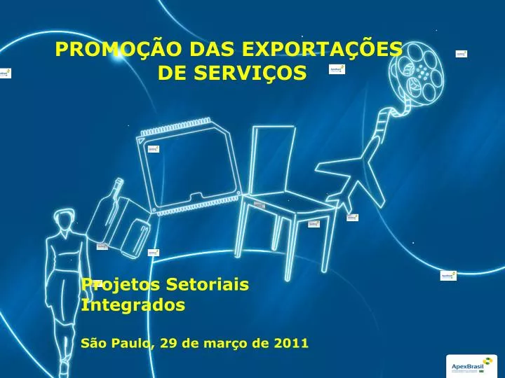 promo o das exporta es de servi os