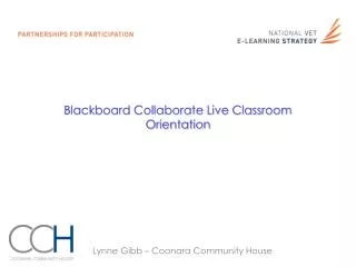 Blackboard Collaborate Live Classroom Orientation