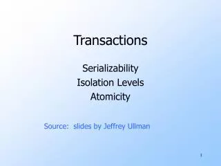 transactions