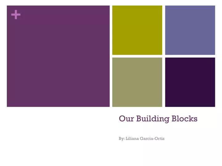 our building blocks