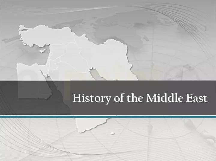 history of the middle east