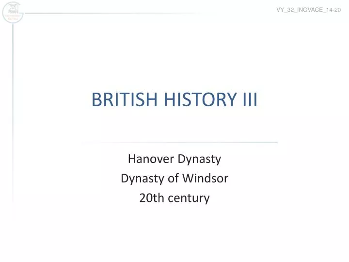 british history iii
