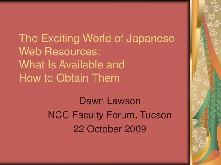 the exciting world of japanese web resources what is available and how to obtain them
