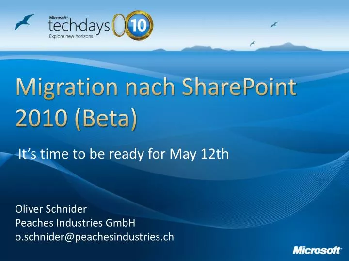 migration nach sharepoint 2010 beta