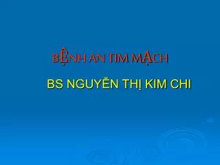 b nh an tim m ch