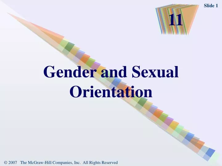 gender and sexual orientation
