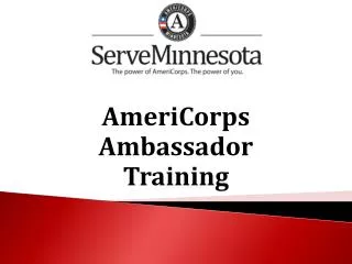 AmeriCorps Ambassador Training