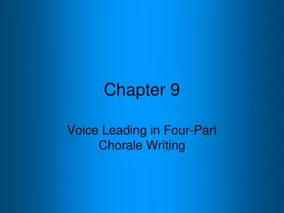 Chapter 9