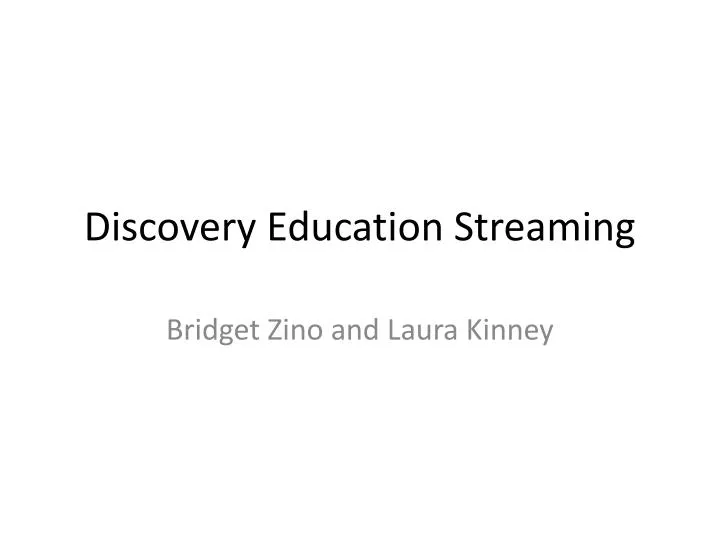 discovery education streaming