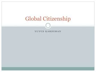 global citizenship