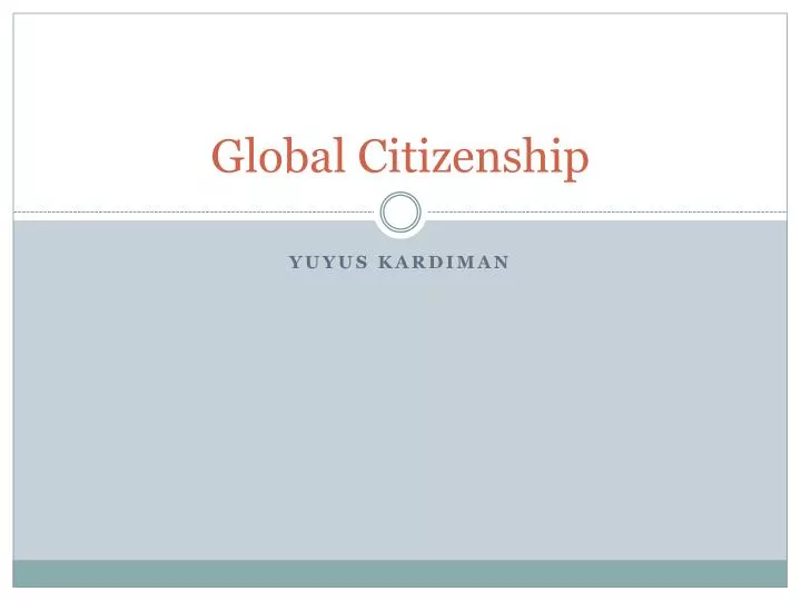global citizenship