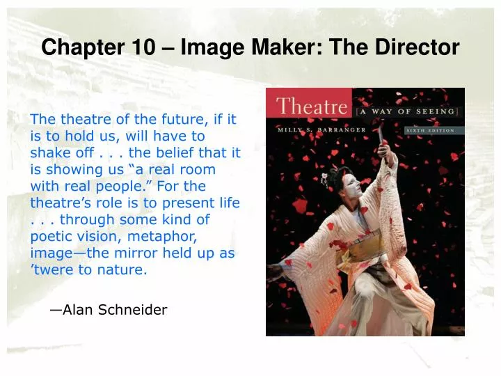 chapter 10 image maker the director